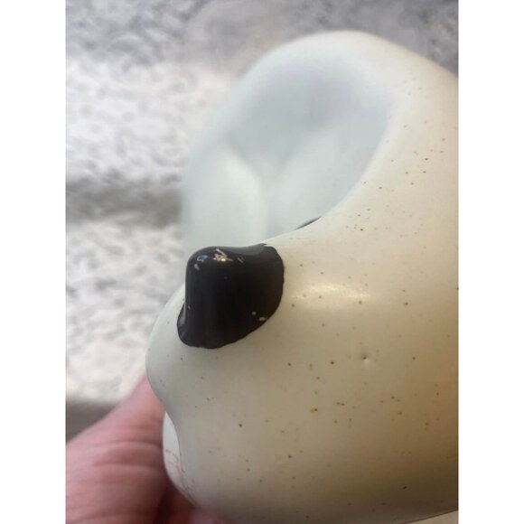 Vintage Flambo Country Collection Ceramic Sleeping Cat Figurine - Ivory With Bro - Picture 5 of 8